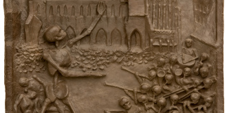 Gedenken an den 73. Jahrestag der Zerstörung der Barfüßerkirche in Erfurt