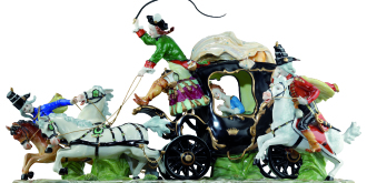Am Samstag wird die neue Ausstellung "Von zauberhafter Kunstfertigkeit. Porzellanfiguren der Aeltesten Volkstedter" im Schloss Molsdorf eröffnet
