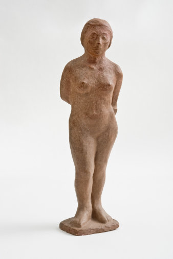 Statue einer nackten Frau