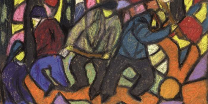 Kuratorenführung durch Adolf-Hölzel-Ausstellung im Angermuseum