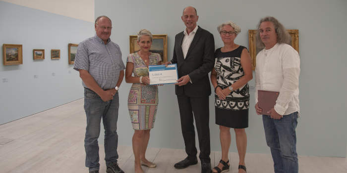 Übergabe von Fördermitteln an den Förderverein „Freunde des Angermuseums“ e. V.