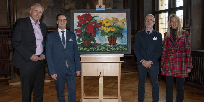 Wiedererwerbung des Kunstwerks „Begonien (Rot und Gelb)“ von Emil Nolde für das Angermuseum Erfurt