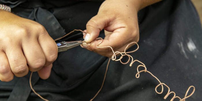 Tag der offenen Tür: Stadtgoldschmiedin Sarah Ordóñez zeigt ihre Arbeit