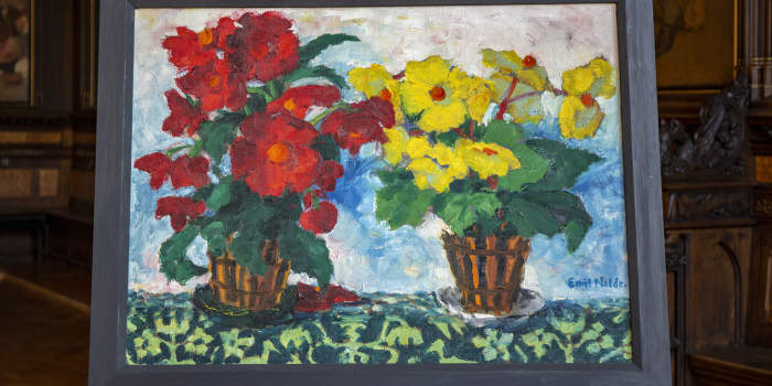 Wiedererwerbung des Kunstwerks „Begonien (Rot und Gelb)“ von Emil Nolde für das Angermuseum Erfurt