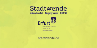 Externer Verweis (Öffnet neues Fenster): Video: Wanderausstellung „Stadtwende“ in der Galerie Waidspeicher