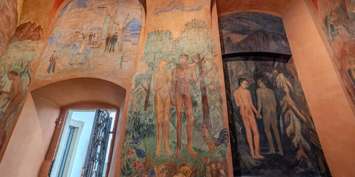Infoterminal erklärt einzigartiges Kunstwerk im Angermuseum