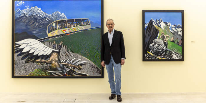 Rundgang mit dem Sammler Fritz P. Mayer