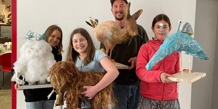 Ergebnisse des Kunst-Labors werden im Pop-Up Store ausgestellt