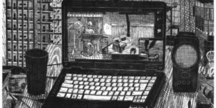 Interner Verweis: Kostenlose Kunstpause „Gabriela Jolowicz. Der unendliche Holzschnitt“