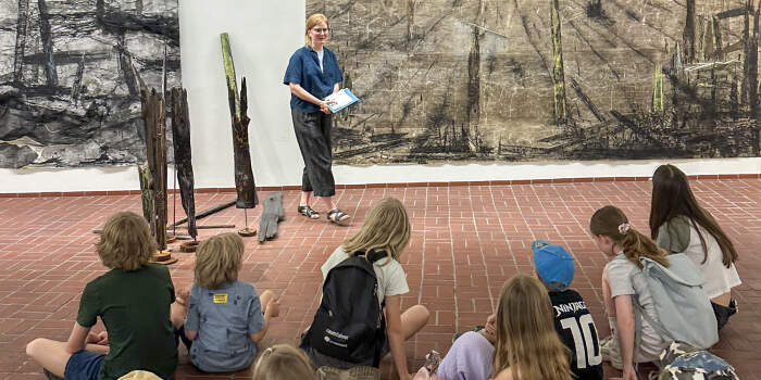 Workshop zur „StipVisite“-Ausstellung begeistert Kinder