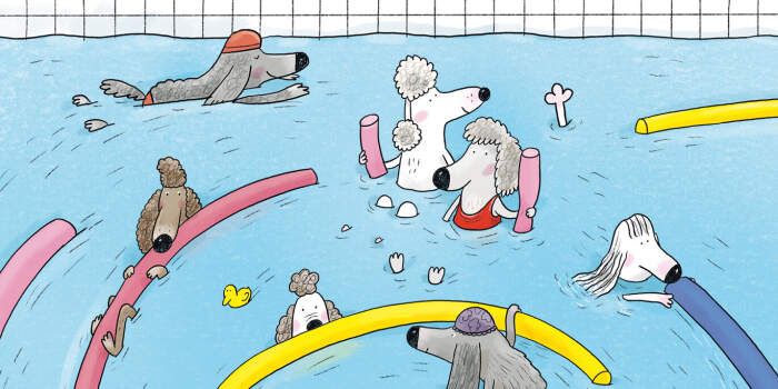 Interner Verweis: Ina Hattenhauer. Poolnudelpudelrudelstrudel. Bilder für Klein und Groß