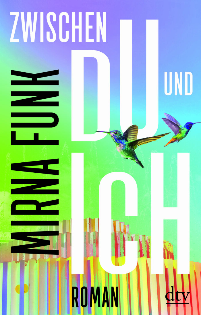 Buntes Cover mit zwei Vögeln und Schrift