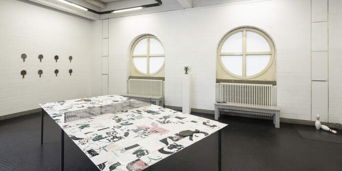 Galeriathlon: Tischtennis und Scheibenschießen mit dem Kurator der Ausstellung „Why so serious?“